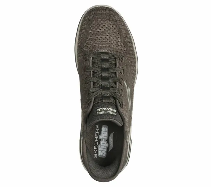 Skechers Skechers Slipins Arch Fit 20 8211 Grand Select 2 Taupe Men Athletic Sneakers