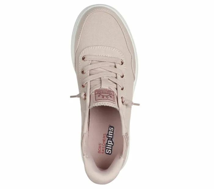 Skechers Skechers Slipins BOBS Skip Cute 8211 B Cute Sweet Blush Pink Women Casual Sneakers