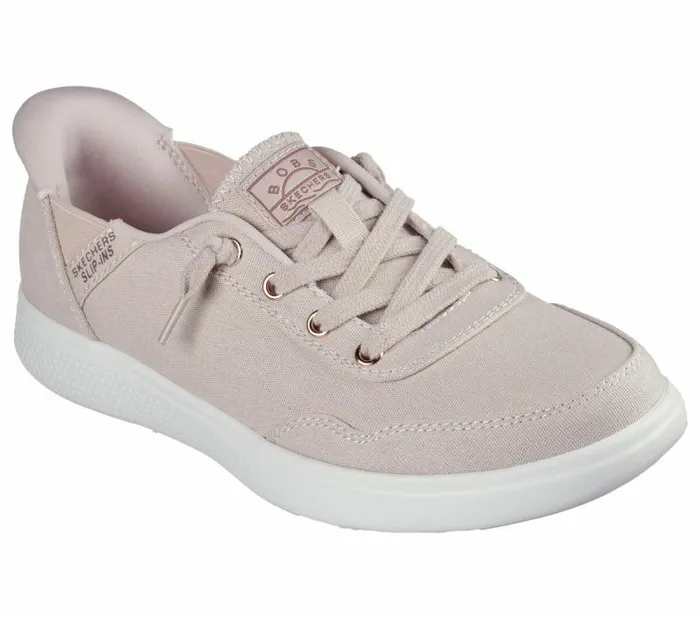 Skechers Skechers Slipins BOBS Skip Cute 8211 B Cute Sweet Blush Pink Women Casual Sneakers