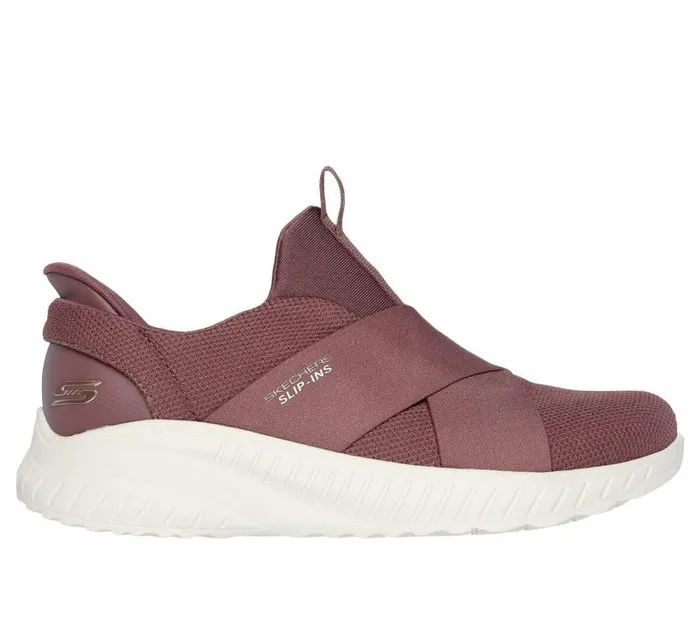 Skechers Skechers Slipins BOBS Sport Squad Chaos Mauve Women Casual Sneakers