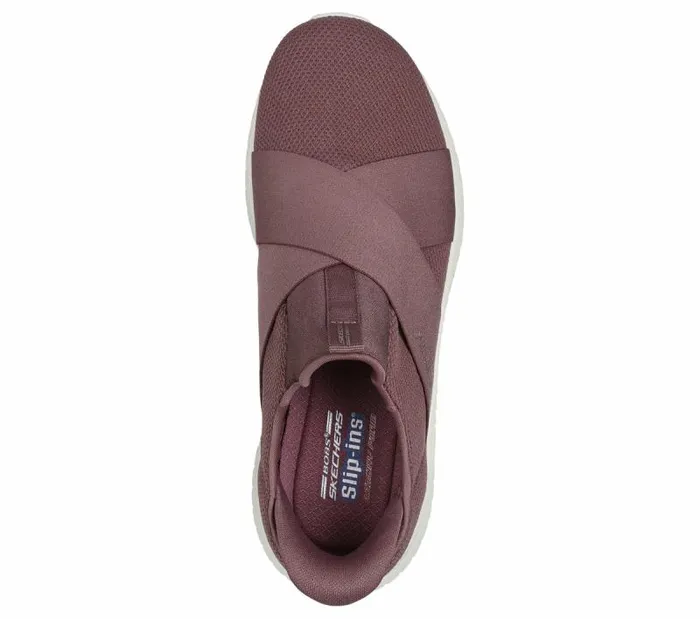 Skechers Skechers Slipins BOBS Sport Squad Chaos Mauve Women Casual Sneakers