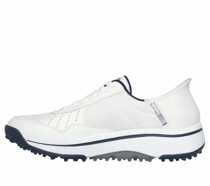 Skechers Skechers Slipins GO GOLF Arch Fit 8211 Line Up White Navy Men Hands Free Slipins