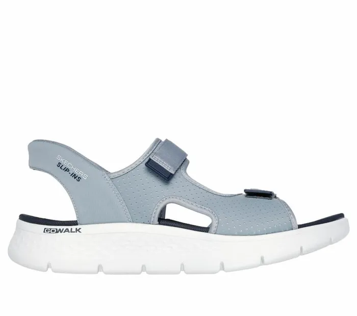 Skechers Skechers Slipins GO WALK Flex SD 8211 Easy Entry Gray Navy Men Hands Free Slipins