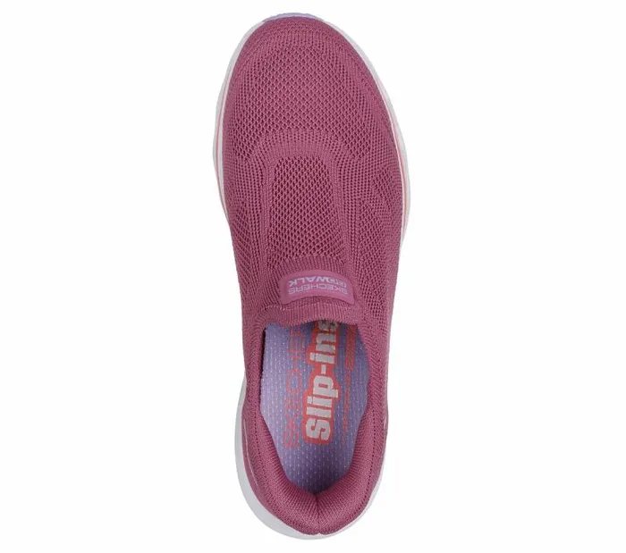 Skechers Skechers Slipins GO Walk GlideStep 20 8211 Annette Mauve Multi Women Athletic Sneakers