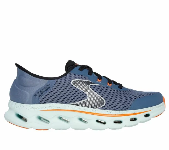 Skechers Skechers Slipins GO WALK GlideStep 20 8211 Zander Navy Orange Men Athletic Sneakers Skechers Skechers Slipins GO WALK GlideStep 20 8211 Zander Navy Orange Men Athletic Sneakers