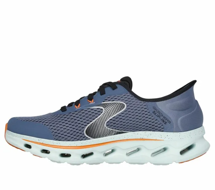 Skechers Skechers Slipins GO WALK GlideStep 20 8211 Zander Navy Orange Men Athletic Sneakers