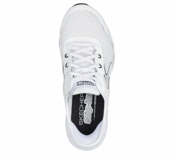 Skechers Skechers Slipins GO WALK GlideStep 20 White Black Women Athletic Sneakers