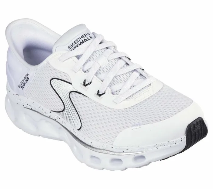 Skechers Skechers Slipins GO WALK GlideStep 20 White Black Women Athletic Sneakers