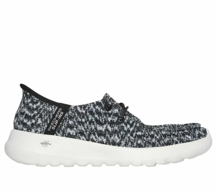 Skechers Skechers Slipins GO WALK Joy 8211 Halen Black White Women Casual Sneakers