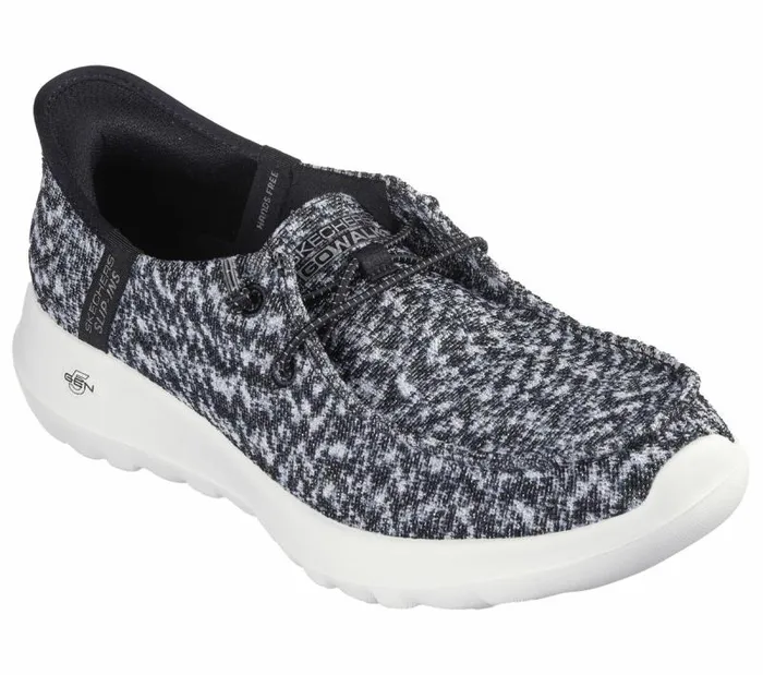 Skechers Skechers Slipins GO WALK Joy 8211 Halen Black White Women Casual Sneakers