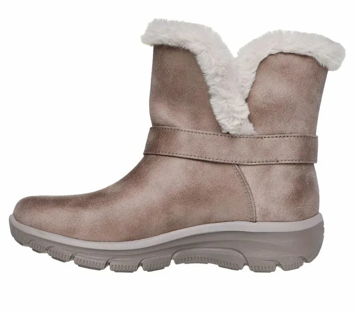 Skechers Skechers Slipins Relaxed Fit Easy Going 8211 Dreamers Move Dark Taupe Women Boots