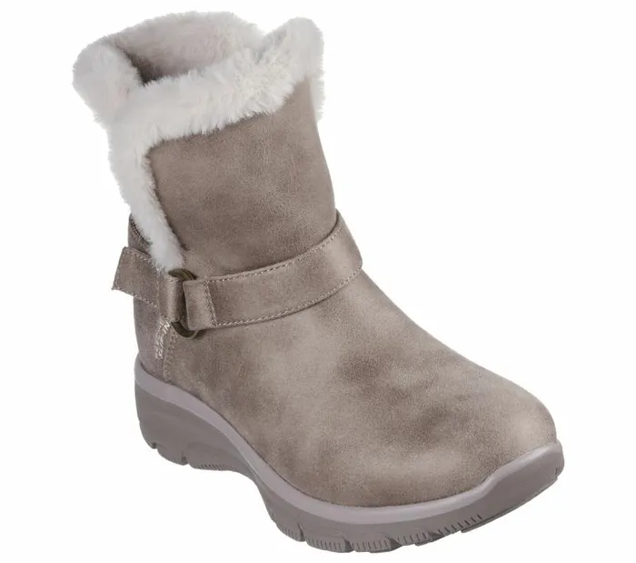 Skechers Skechers Slipins Relaxed Fit Easy Going 8211 Dreamers Move Dark Taupe Women Boots