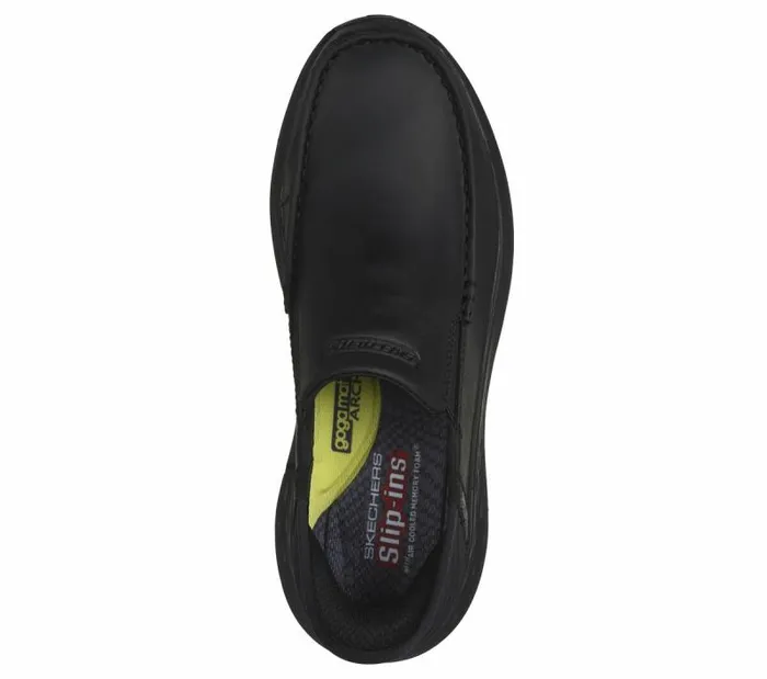 Skechers Skechers Slipins Relaxed Fit Parson 8211 Oswin Black Men Casual Sneakers