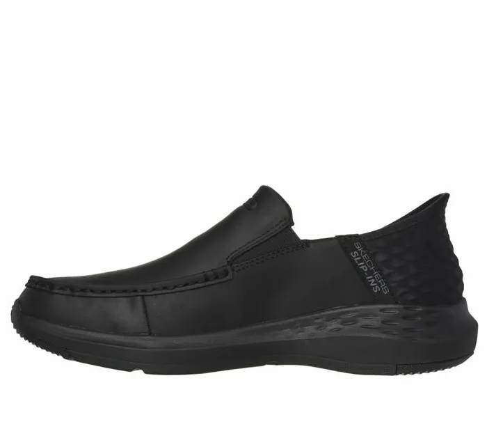 Skechers Skechers Slipins Relaxed Fit Parson 8211 Oswin Black Men Casual Sneakers