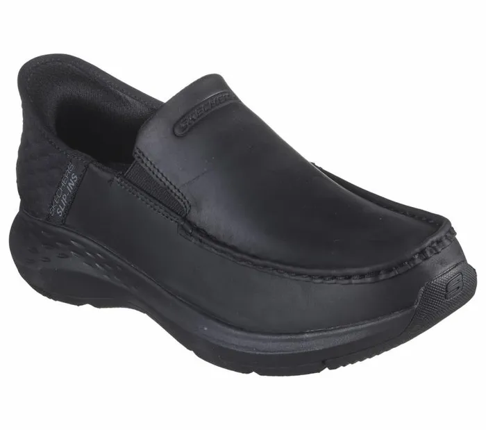 Skechers Skechers Slipins Relaxed Fit Parson 8211 Oswin Black Men Casual Sneakers