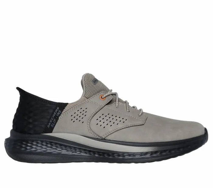 Skechers Skechers Slipins RF Slade 8211 Macklin Cement Men Casual Sneakers