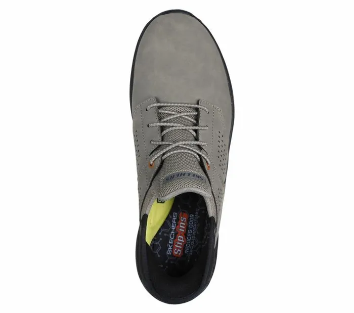 Skechers Skechers Slipins RF Slade 8211 Macklin Cement Men Casual Sneakers