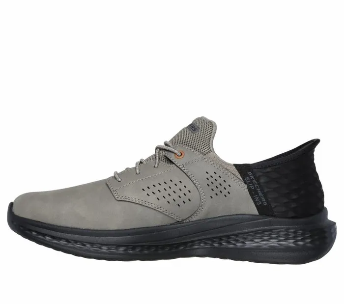 Skechers Skechers Slipins RF Slade 8211 Macklin Cement Men Casual Sneakers