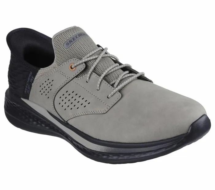 Skechers Skechers Slipins RF Slade 8211 Macklin Cement Men Casual Sneakers