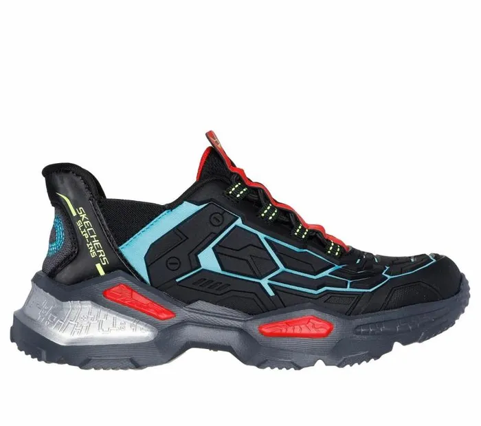 Skechers Skechers Slipins SkechBots 8211 Orbitron Black Multi Kids Athletic Shoes and Sneakers Skechers Skechers Slipins SkechBots 8211 Orbitron Black Multi Kids Athletic Shoes and Sneakers