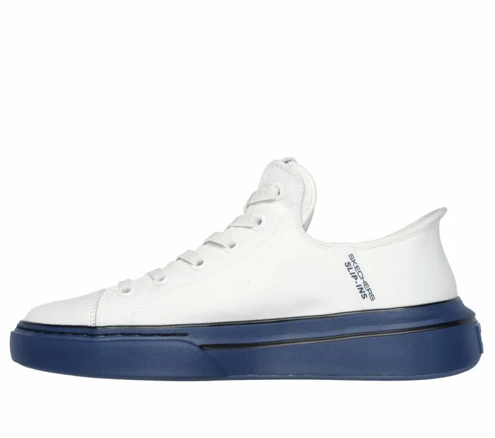 Skechers Skechers Slipins Snoop One 8211 OG Tela White Navy Men Casual Sneakers