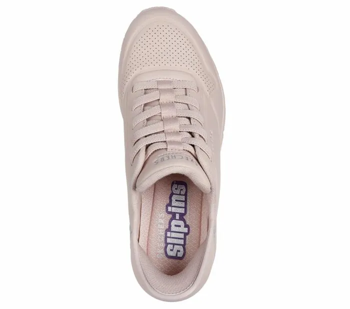 Skechers Skechers Slipins Uno 8211 Easy Air Blush Pink Women Casual Sneakers