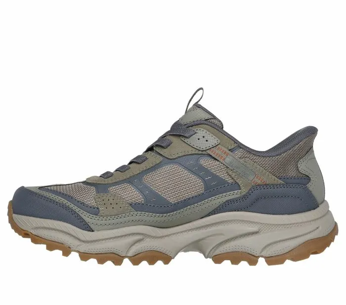 Skechers Skechers Slipins Vigor AT Olive Gray Men Athletic Sneakers