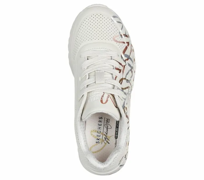 Skechers Skechers X JGoldcrown Uno Lite 8211 Metallic Love Natural Multi Kids Athletic Shoes and Sneakers Skechers Skechers X JGoldcrown Uno Lite 8211 Metallic Love Natural Multi Kids Athletic Shoes and Sneakers