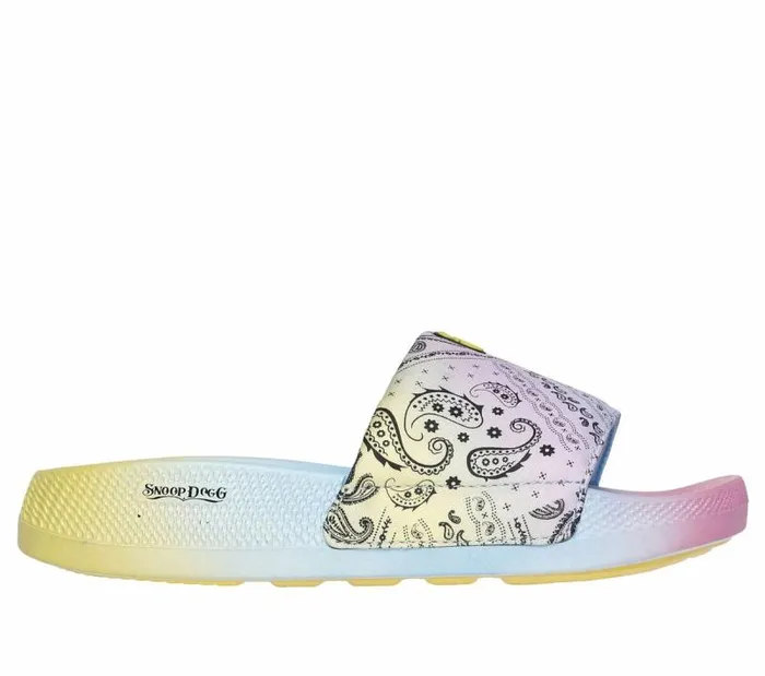 Skechers Snoop Dogg Low Slider 8211 GSlide Purple Multi Women Sandals