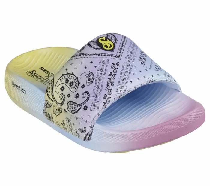 Skechers Snoop Dogg Low Slider 8211 GSlide Purple Multi Women Sandals