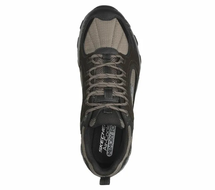 Skechers Stamina AT 8211 Vintage Stitch Olive Brown Men Athletic Sneakers Skechers Stamina AT 8211 Vintage Stitch Olive Brown Men Athletic Sneakers