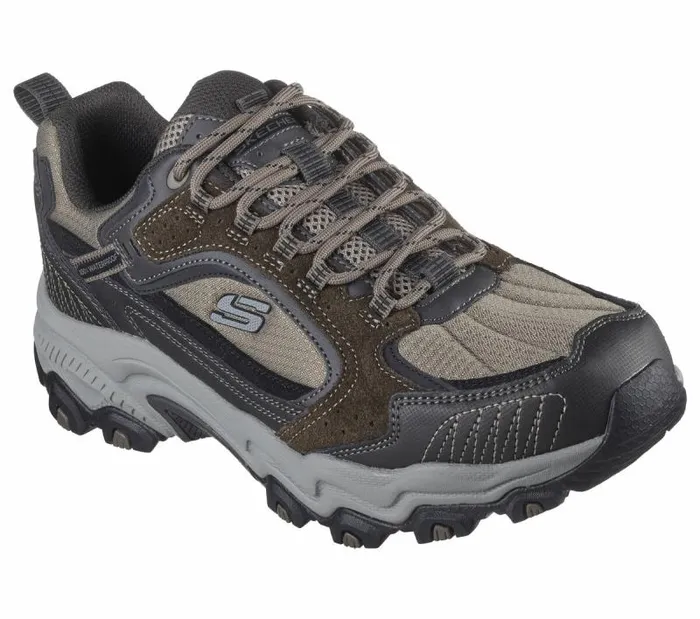 Skechers Stamina AT 8211 Vintage Stitch Olive Brown Men Athletic Sneakers Skechers Stamina AT 8211 Vintage Stitch Olive Brown Men Athletic Sneakers