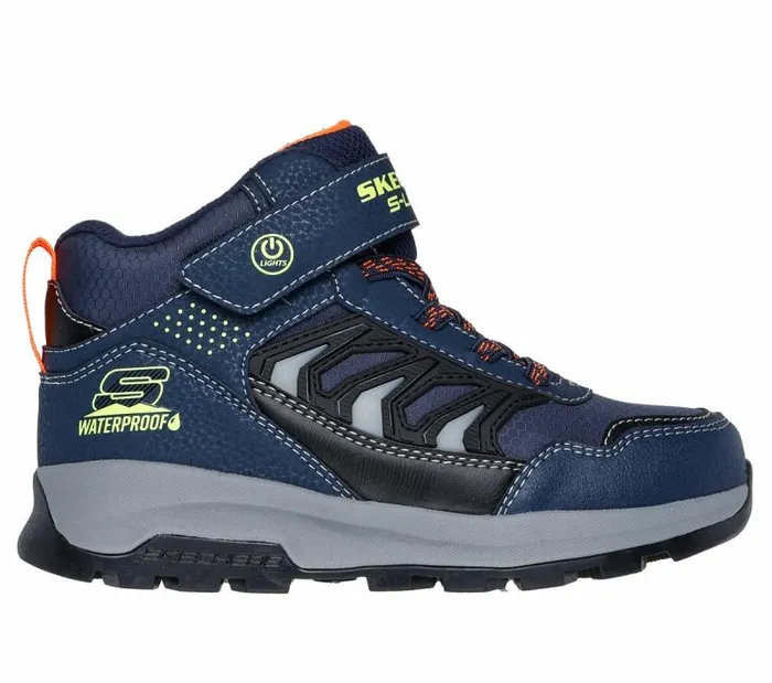 Skechers Storm Blazer 8211 Glow Roam Navy Black Kids Boots