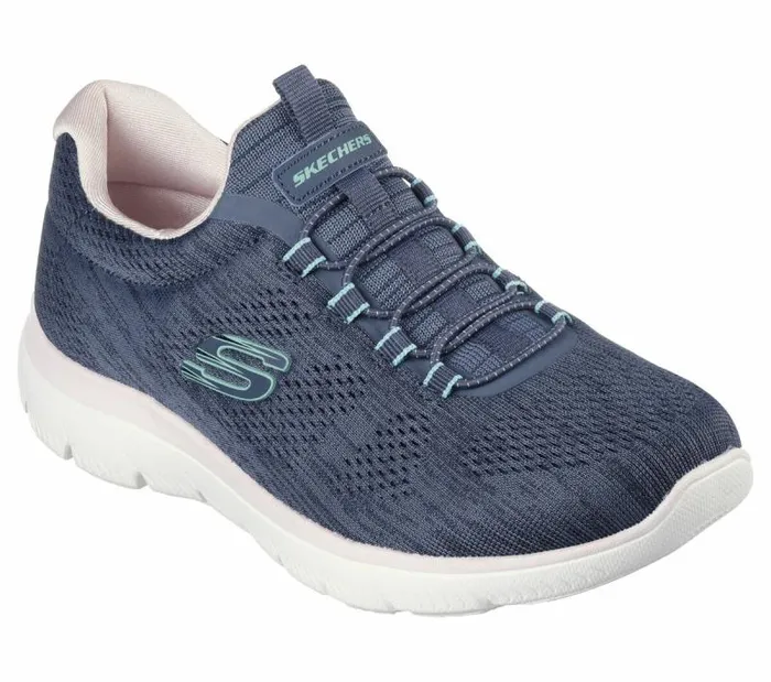 Skechers Summits 8211 Fun Flair Navy Multi Women Athletic Sneakers Skechers Summits 8211 Fun Flair Navy Multi Women Athletic Sneakers