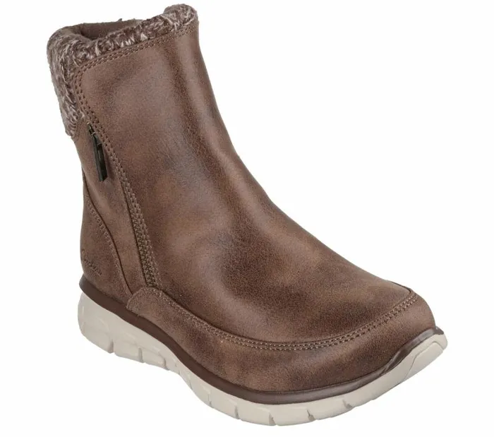 Skechers Synergy 8211 Lovely Collab Brown Women Boots Skechers Synergy 8211 Lovely Collab Brown Women Boots