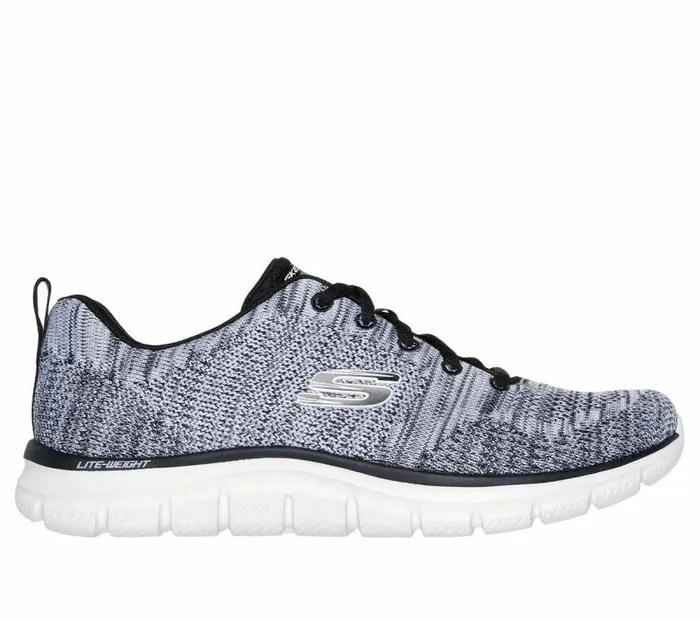 Skechers Track 8211 Daytime Dreamer White Black Women Athletic Sneakers