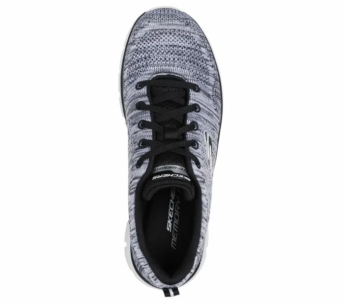Skechers Track 8211 Daytime Dreamer White Black Women Athletic Sneakers Skechers Track 8211 Daytime Dreamer White Black Women Athletic Sneakers