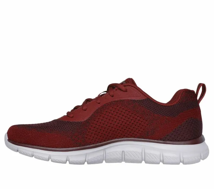 Skechers Track 8211 Glendor Burgundy Men Athletic Sneakers Skechers Track 8211 Glendor Burgundy Men Athletic Sneakers