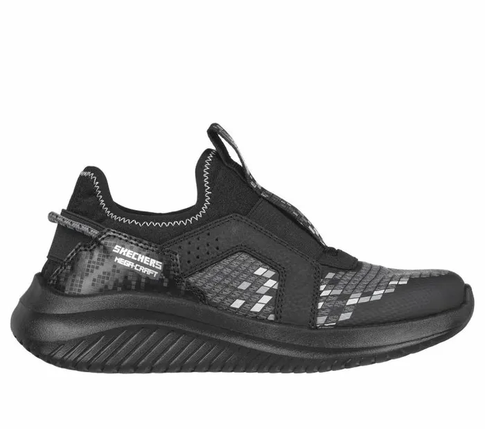 Skechers Ultra Flex 308211 Triple Pointz Black Charcoal Kids Athletic Shoes and Sneakers Skechers Ultra Flex 308211 Triple Pointz Black Charcoal Kids Athletic Shoes and Sneakers