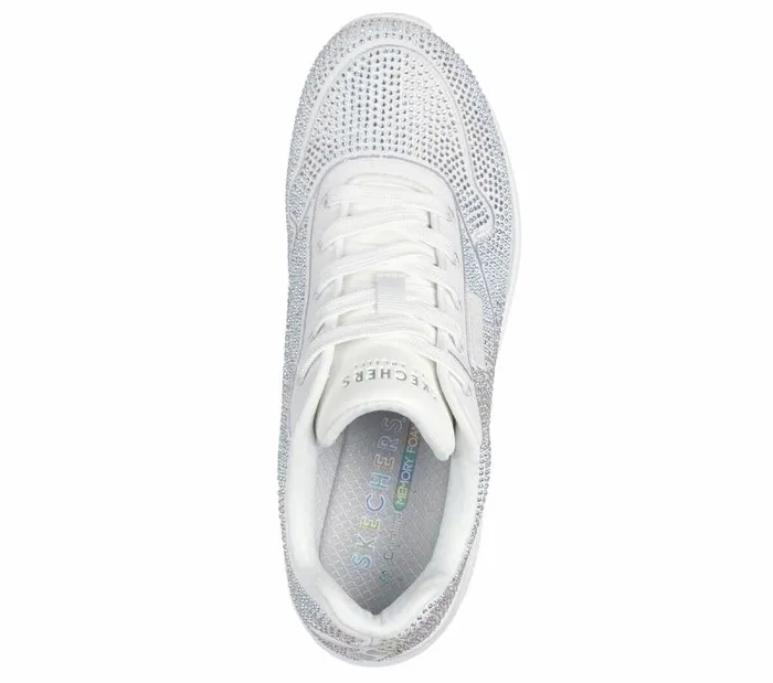 Skechers Uno 8211 Disco Rave White Women Casual Sneakers