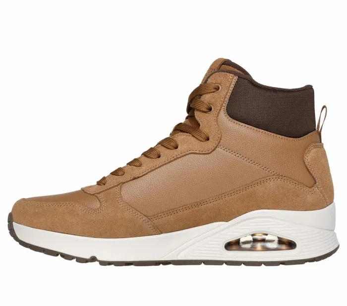 Skechers Uno 8211 Stacre Mid Whiskey Men Athletic Sneakers