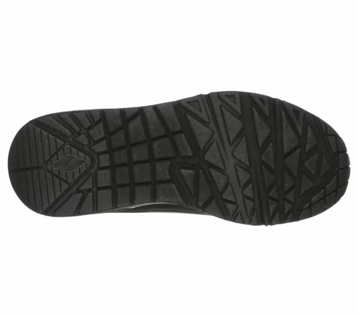 Skechers Uno 8211 Stand On Air Black Kids Athletic Shoes and Sneakers