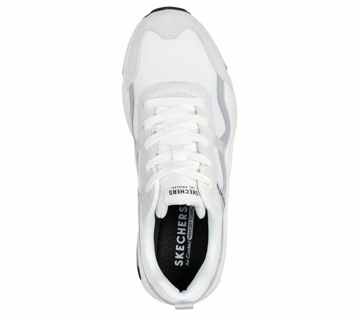 Skechers Uno Evolve 8211 Next Air Wave White Gray Men Athletic Sneakers