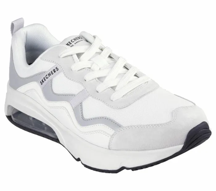 Skechers Uno Evolve 8211 Next Air Wave White Gray Men Athletic Sneakers