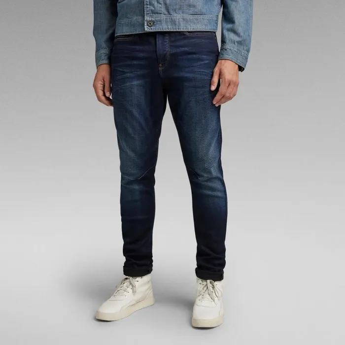 Skinny Men GStar RAW DStaq 3D Slim Jeans Medium Aged