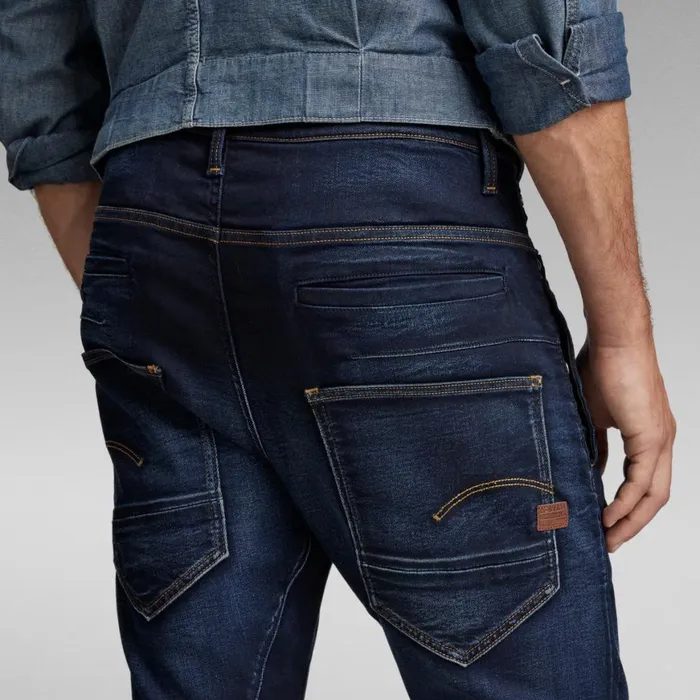 Skinny Men GStar RAW DStaq 3D Slim Jeans Medium Aged
