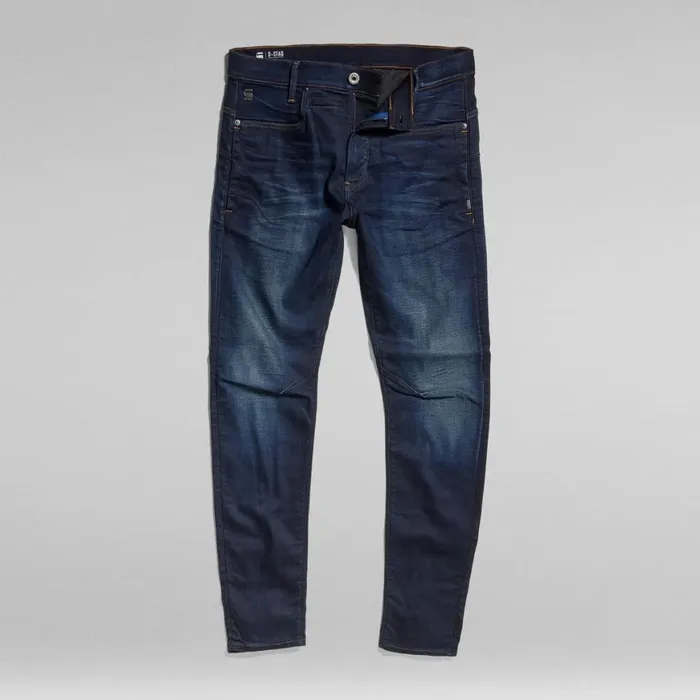 Skinny Men GStar RAW DStaq 3D Slim Jeans Medium Aged