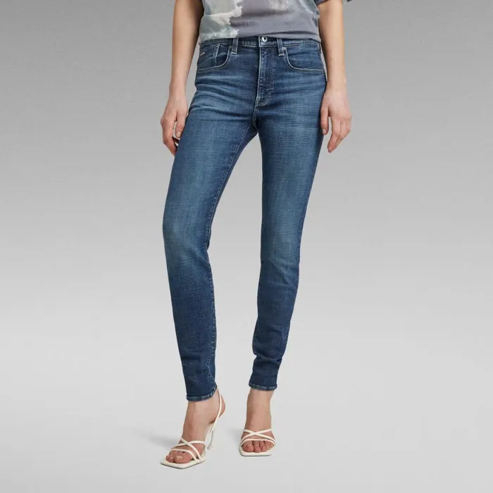 Skinny Women GStar RAW Lhana Skinny Jeans Worn In Himalayan Blue