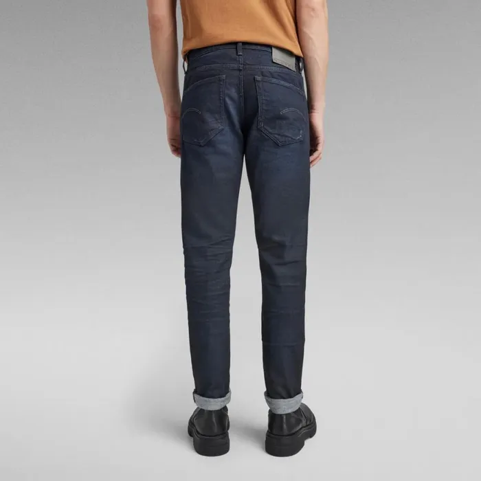 Slim Men GStar RAW 3301 Slim Jeans Worn In Naval Blue Cobler