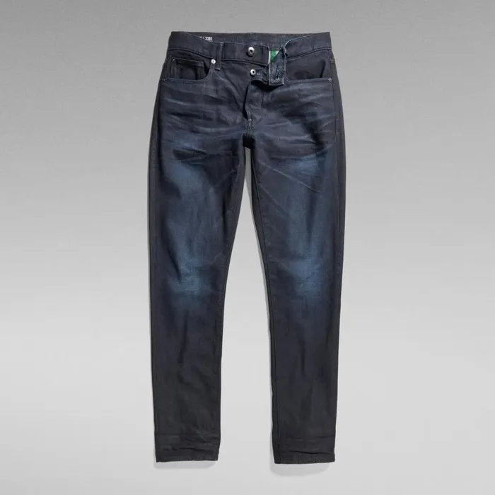 Slim Men GStar RAW 3301 Slim Jeans Worn In Naval Blue Cobler